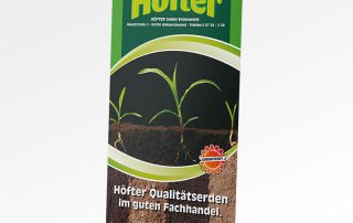 Guehs Werbemedien - Print, Außendesign, Messe, Print, Produktdesign, HÖFTER GmbH Erdenwerk, in, Ingolstadt, Regensburg, Straubing