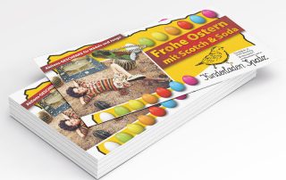 Guehs Werbemedien - Print, Messe, Flyer, Kinderladen-Spatz, in, Ingolstadt, Regensburg, Straubing